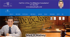 Desktop Screenshot of matneylawpllc.com